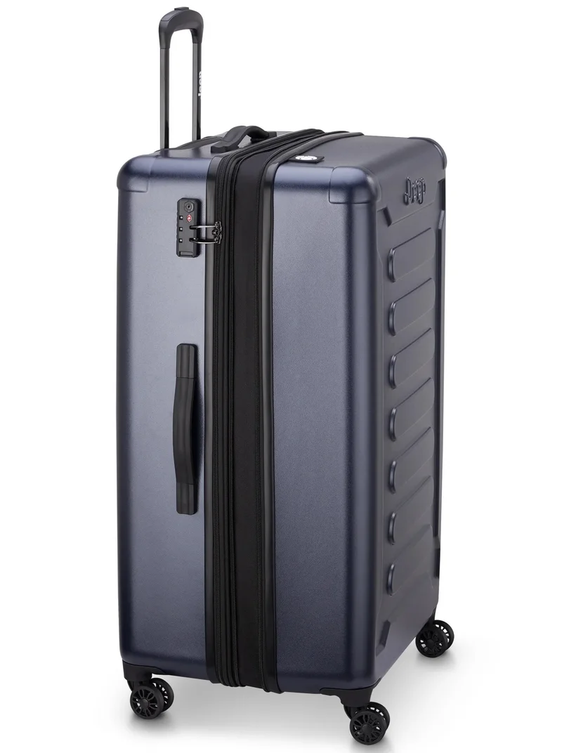 Jeep  JH004C 80 cm Hardcase 4-Double Wheeled Expandable Check-In Luggage Trolley - Peacoat Navy  | Best Price UAE